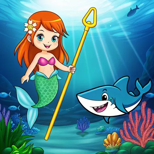 Princess vs Shark